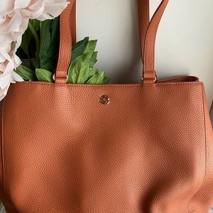 🍄Dagne Dover **Discontinued Color*** Allyn tote large in sienna
